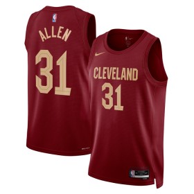 Camiseta Hombre NBA Cleveland Cavaliers Jarrett Allen 31 2022-23 Nike Icon Edition Maroon Swingman